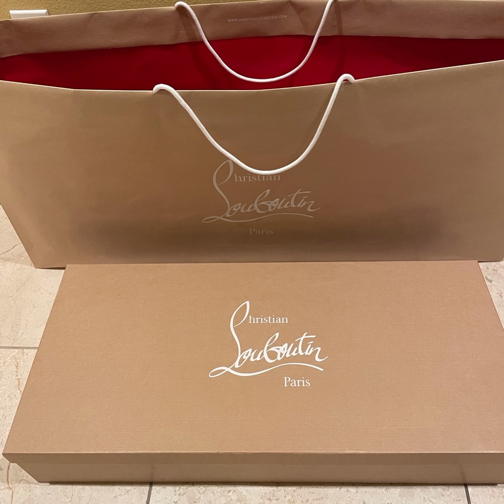 Christian Louboutin bag and shoe box